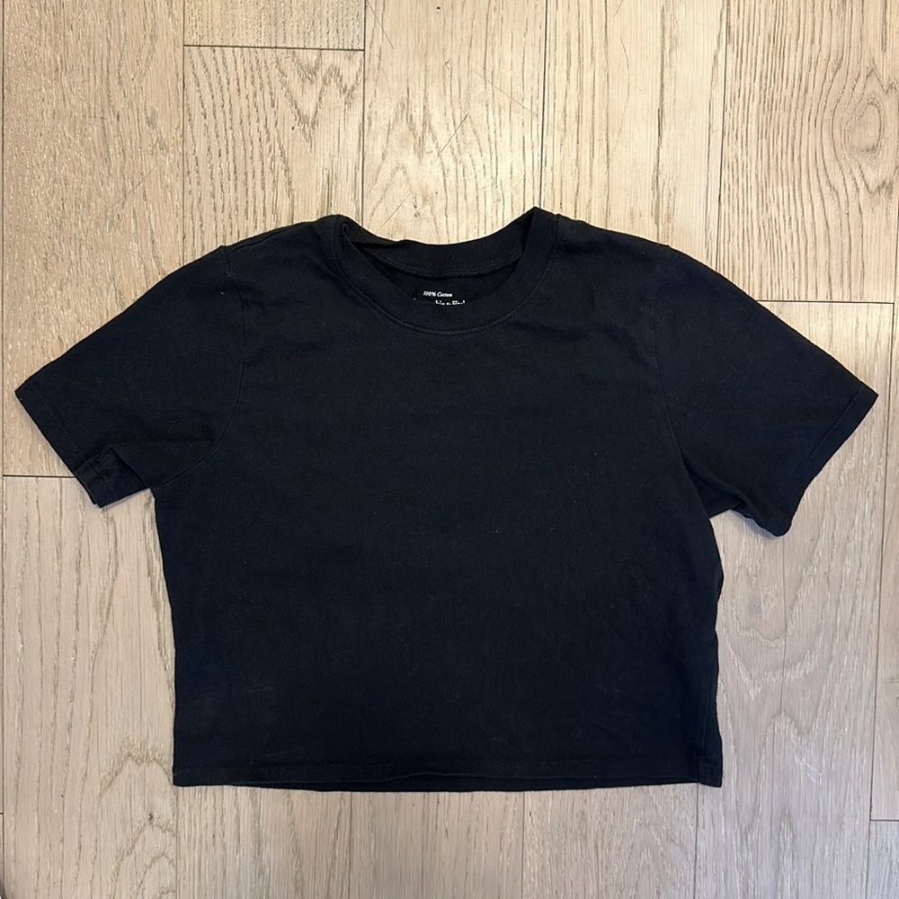 Abercrombie and Fitch Soft A&F Collection Cropped T-shirt